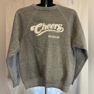 Vintage Men’s Grey Cheers Boston Sweatshirt Medium Pre-Owned